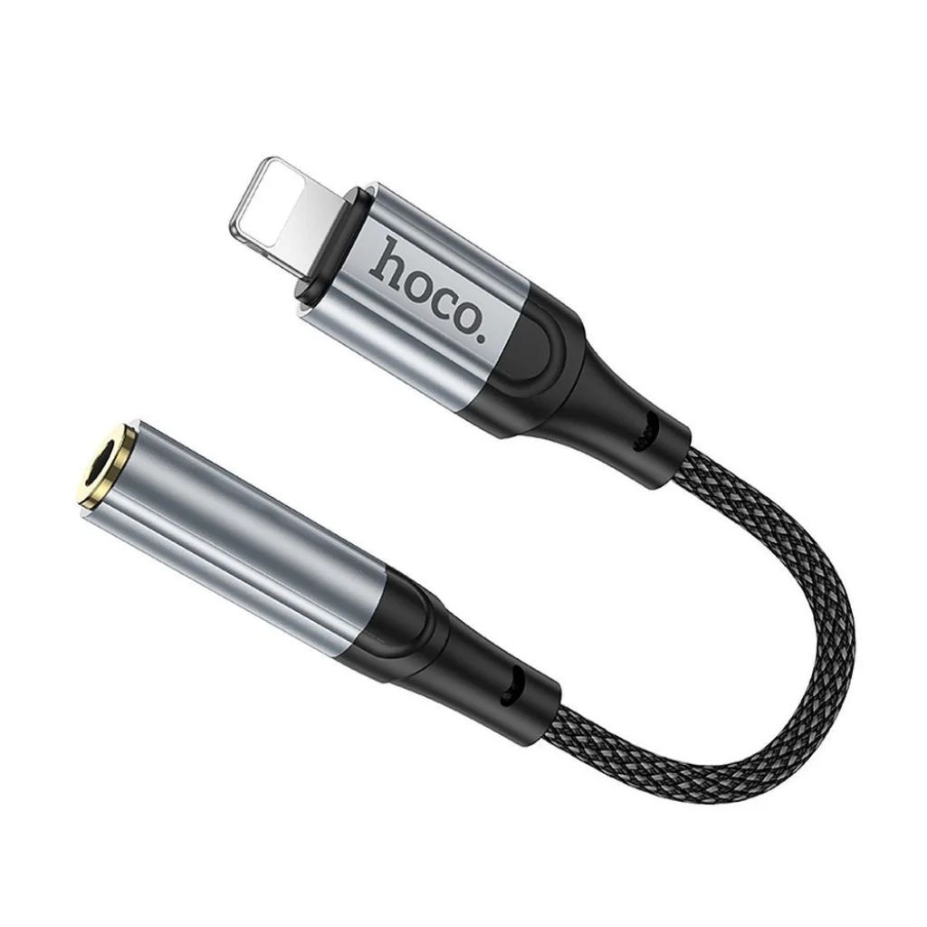 Hoco LS36A Lightning - 3,5mm jack Audio adapter Black Hoco LS36A Lightning - 3,5mm jack Audio adapter Black