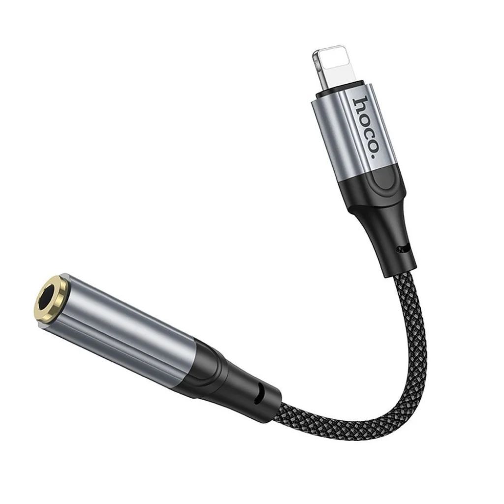 Hoco LS36A Lightning - 3,5mm jack Audio adapter Black Hoco LS36A Lightning - 3,5mm jack Audio adapter Black