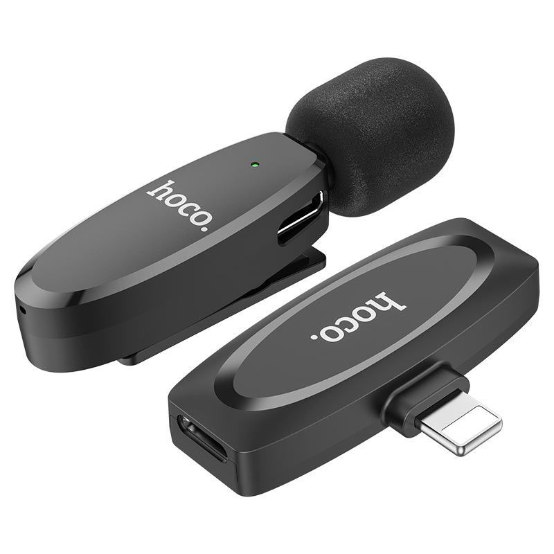 Hoco L15 Crystal Wireless microphone Black Hoco L15 Crystal Wireless microphone Black