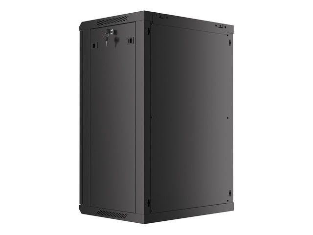Lanberg 19" 18U Falra szerelhető Rackszekrény Black Lanberg 19" 18U Falra szerelhető Rackszekrény Black