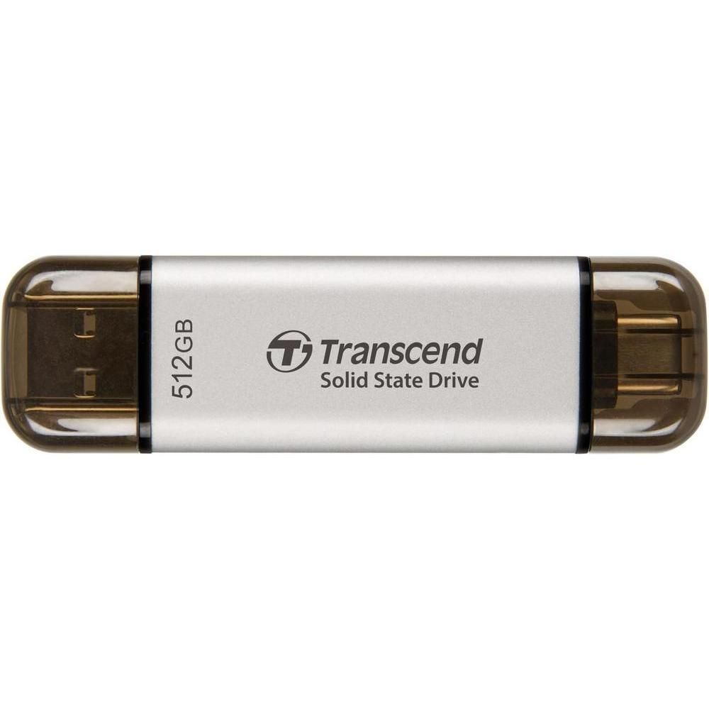 Transcend 512GB USB3.0/USB Type-C ESD310C Silver Transcend 512GB USB3.0/USB Type-C ESD310C Silver