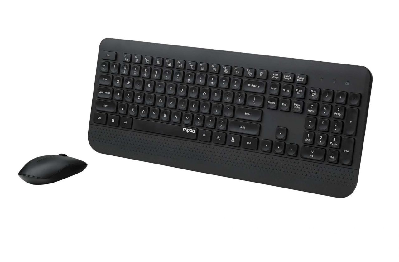 Rapoo X3500 Wireless Keyboard & Optical Mouse Black HU Rapoo X3500 Wireless Keyboard & Optical Mouse Black HU