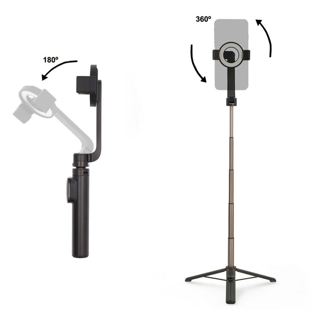 Nedis SEST300BK Bluetooth Selfie Stick Black Nedis SEST300BK Bluetooth Selfie Stick Black