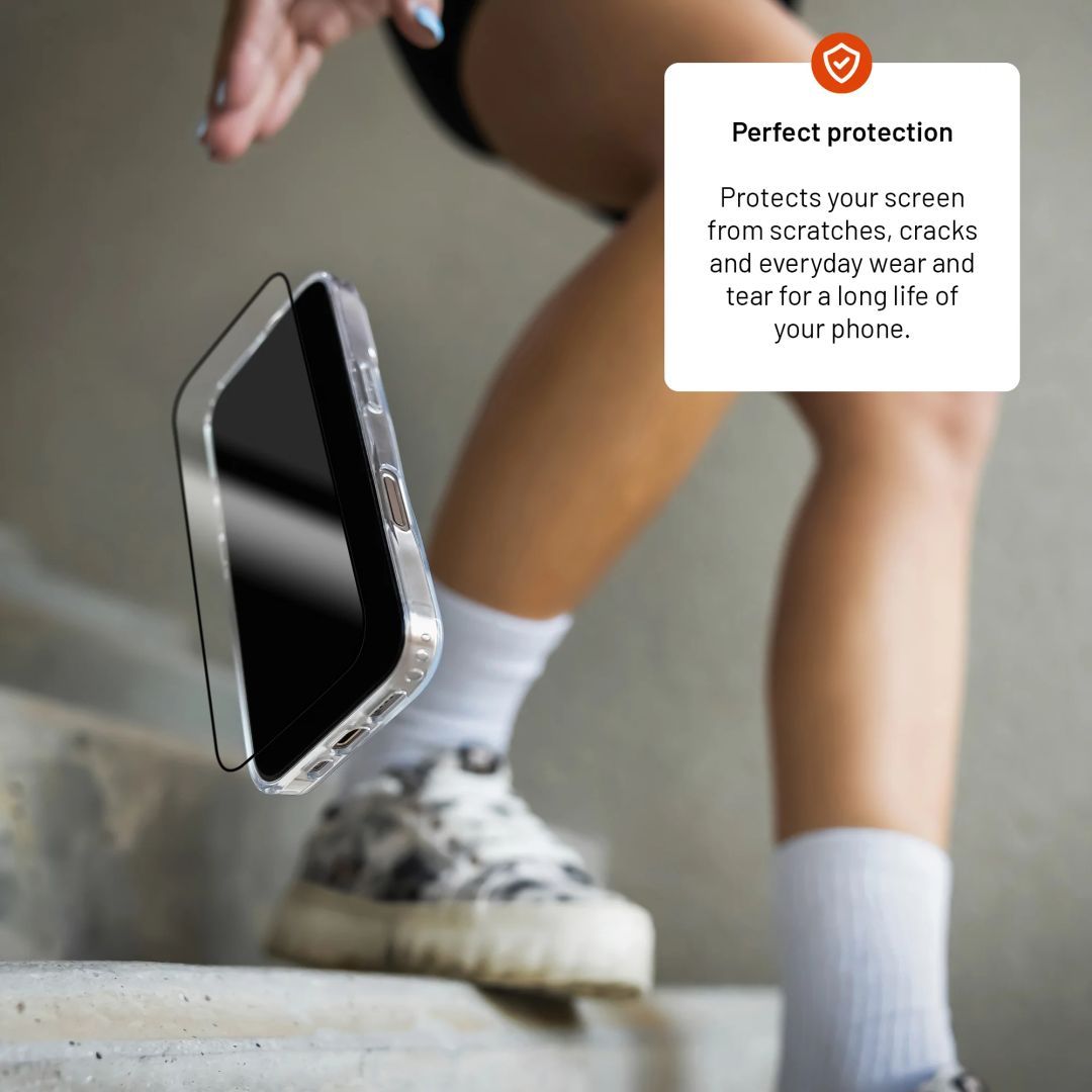 FIXED teljes képernyőt védő 2,5D edzett üveg Honor X8c készülékhez, fekete