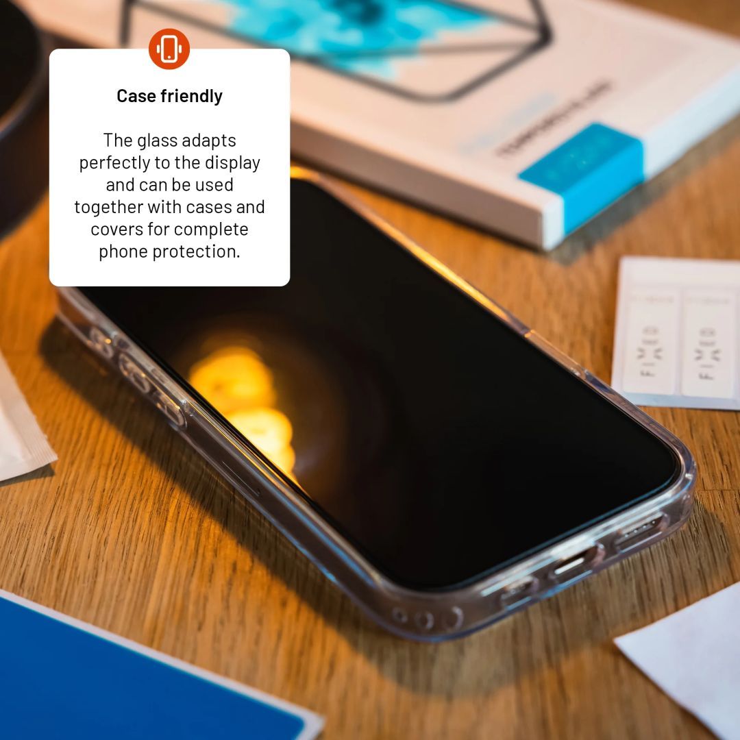 FIXED teljes képernyőt védő 2,5D edzett üveg Samsung Galaxy A06s készülékhez, fekete