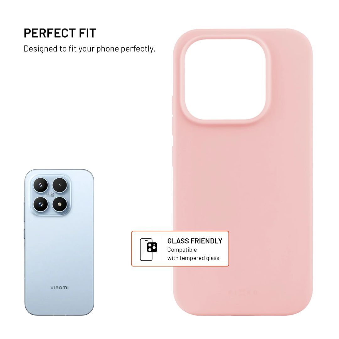 FIXED Story hátlap Xiaomi 17 készülékhez, rózsaszín