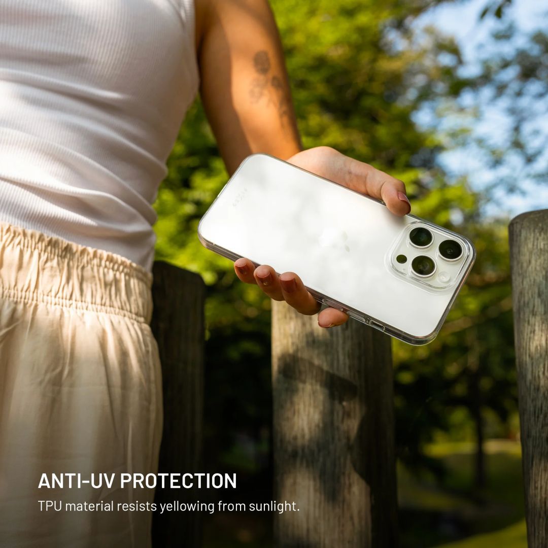 FIXED Story AntiUV TPU hátlap OPPO Reno12 F 5G készülékhez, átlátszó