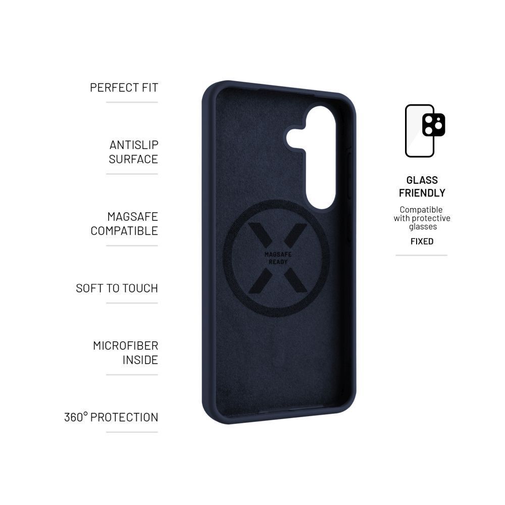 FIXED MagFlow telefontok Samsung Galaxy S25-höz, kék