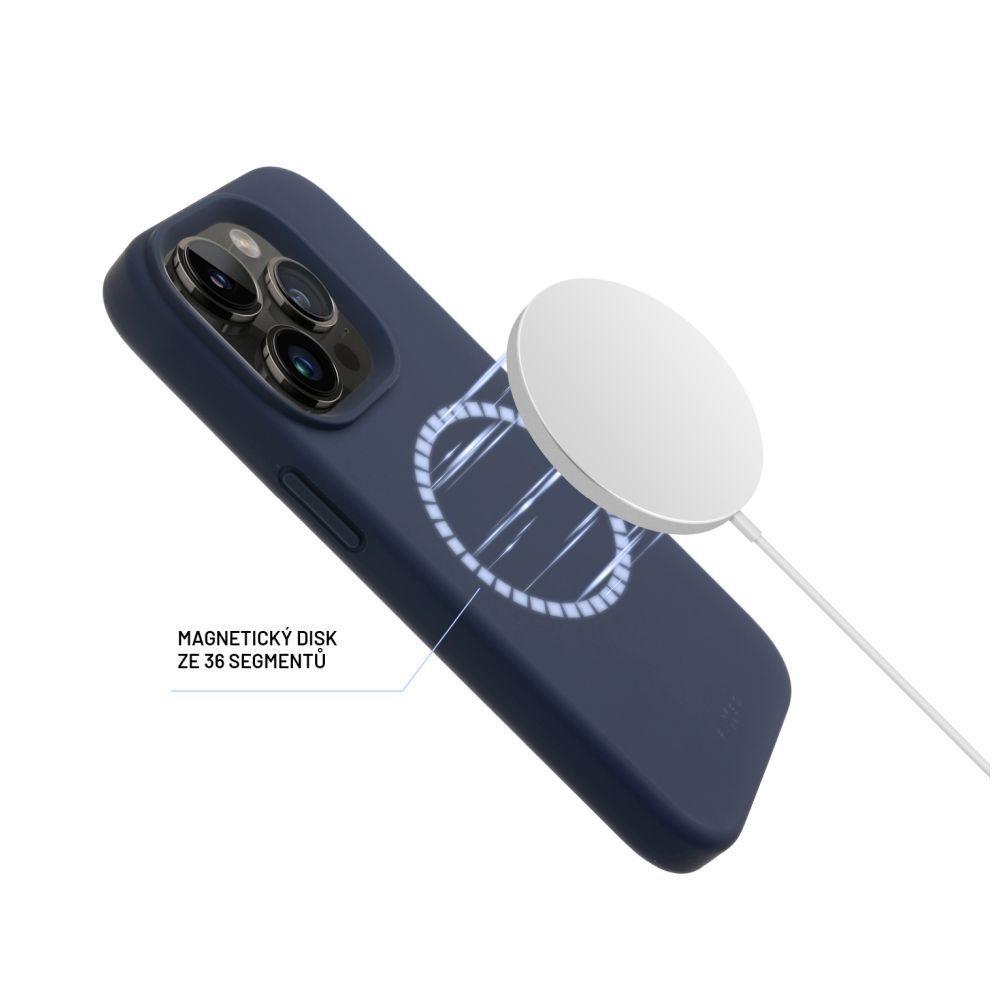 FIXED MagFlow telefontok Samsung Galaxy S25-höz, kék