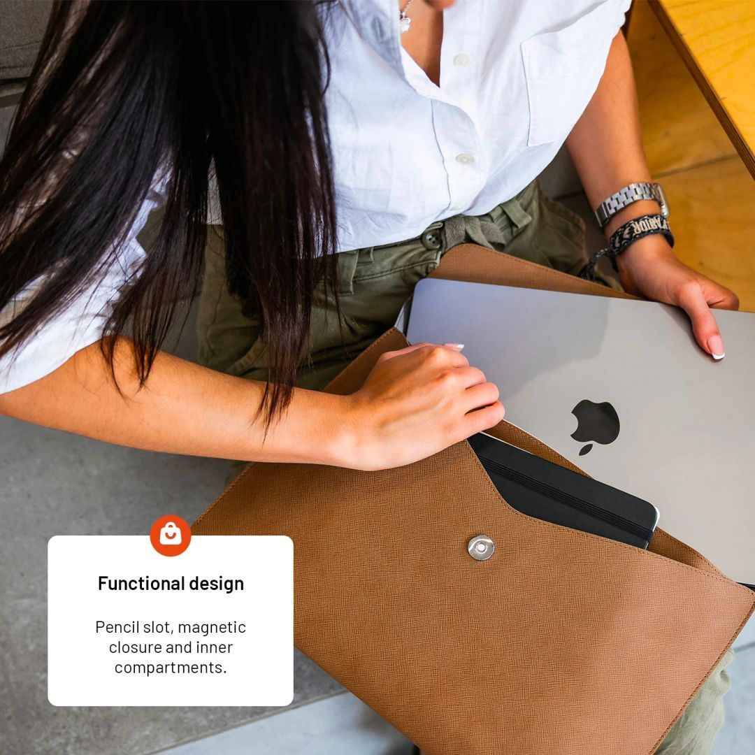 FIXED kézi táska laptophoz és tablethez 13, piros