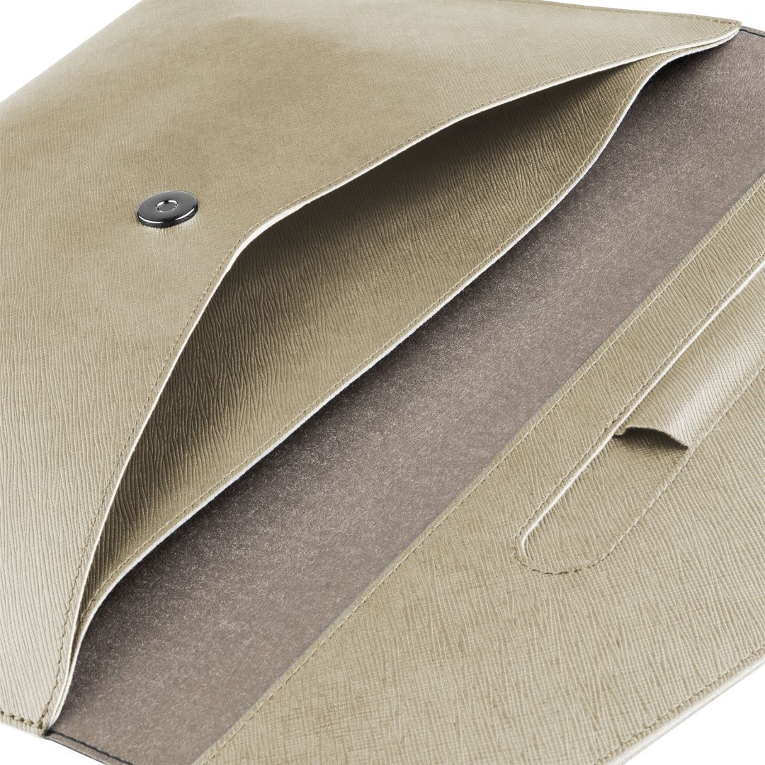 FIXED kézi táska laptophoz és tablethez 13", krémszínű