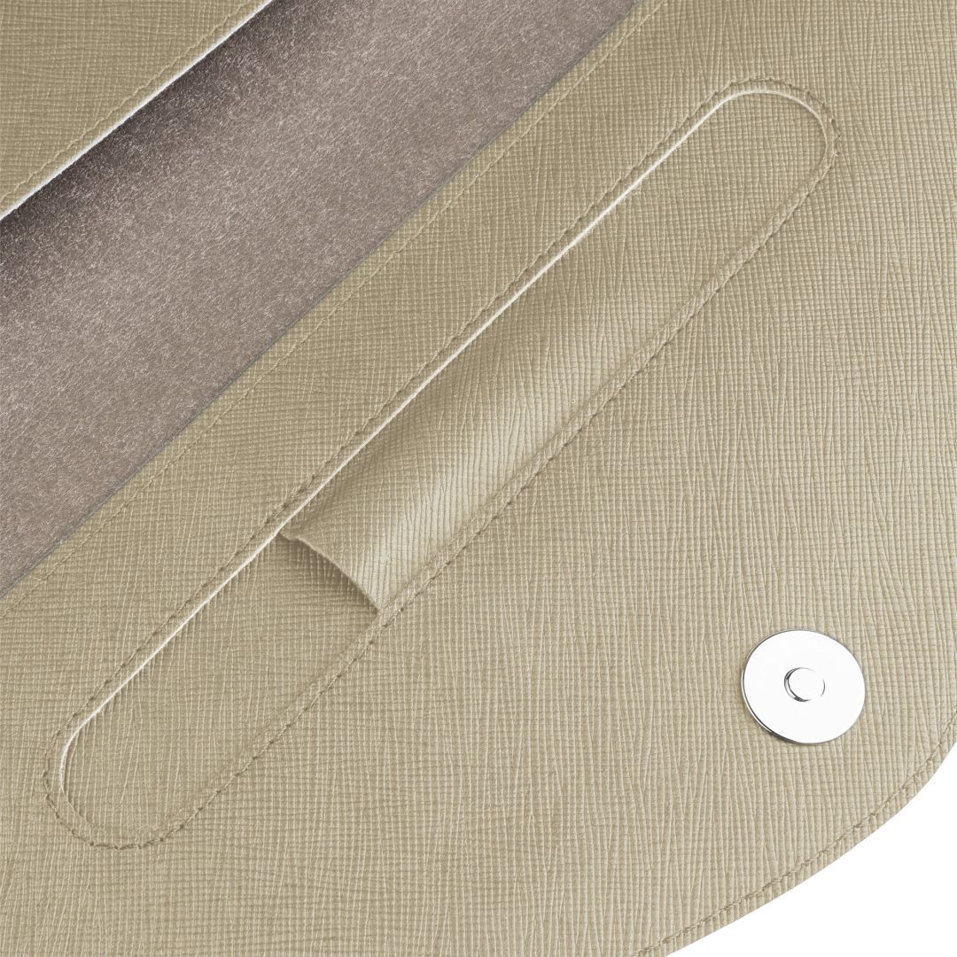 FIXED kézi táska laptophoz és tablethez 13", krémszínű