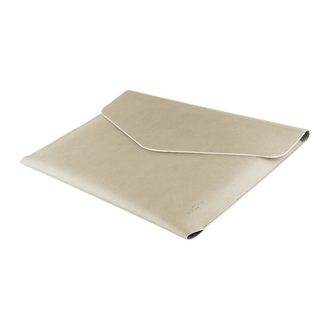 FIXED kézi táska laptophoz és tablethez 13", krémszínű