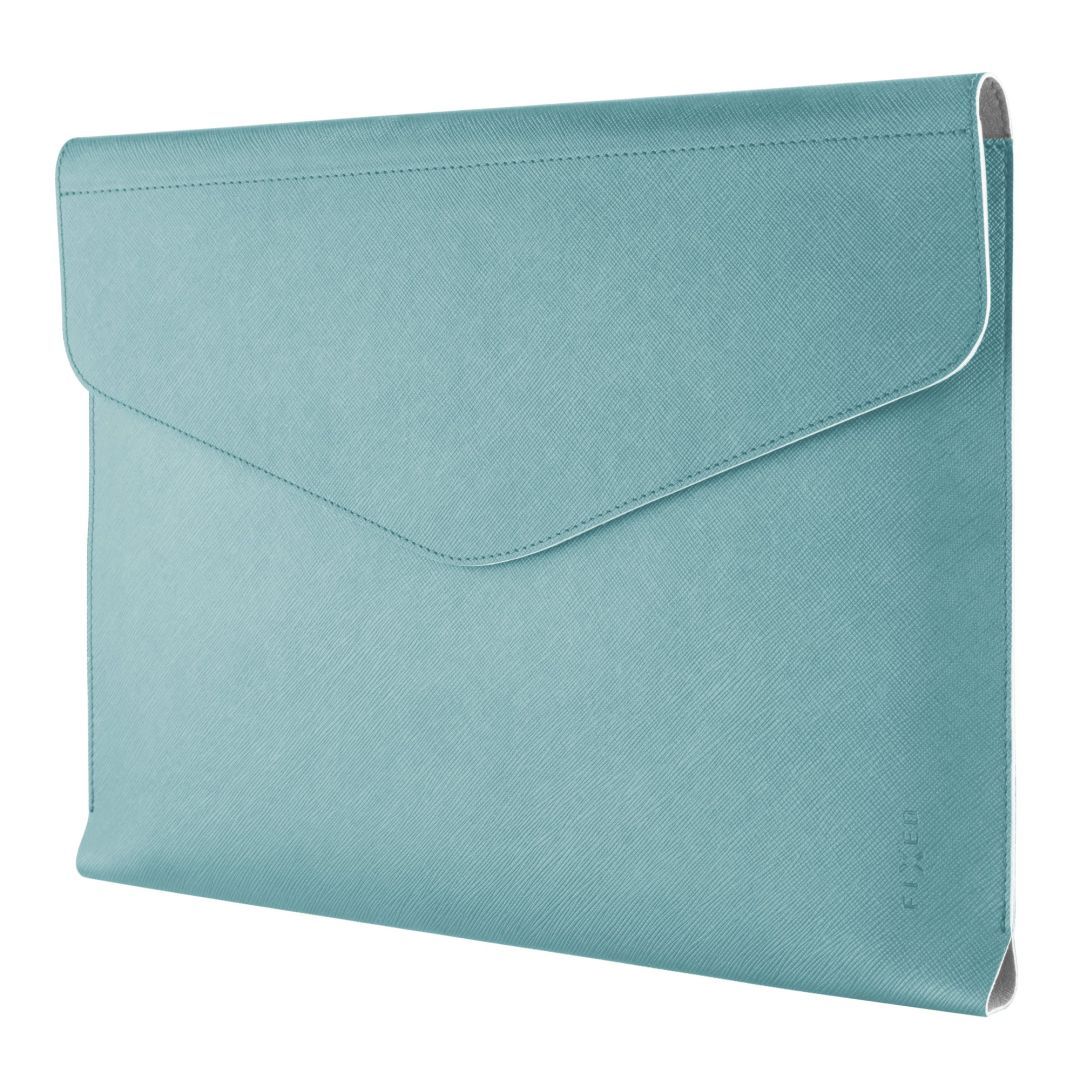 FIXED kézi táska laptophoz és tablethez 13", világos türkiz