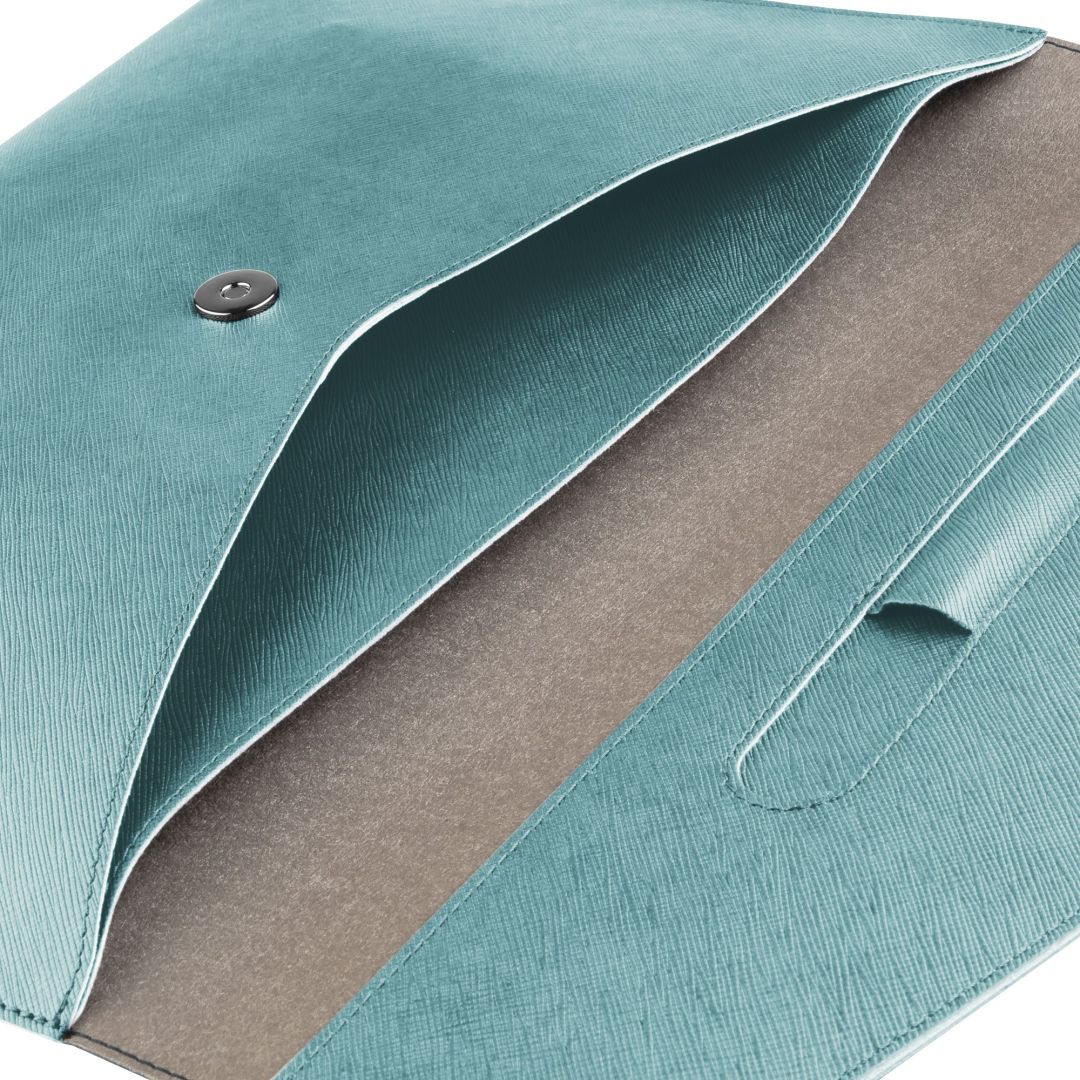 FIXED kézi táska laptophoz és tablethez 13", világos türkiz