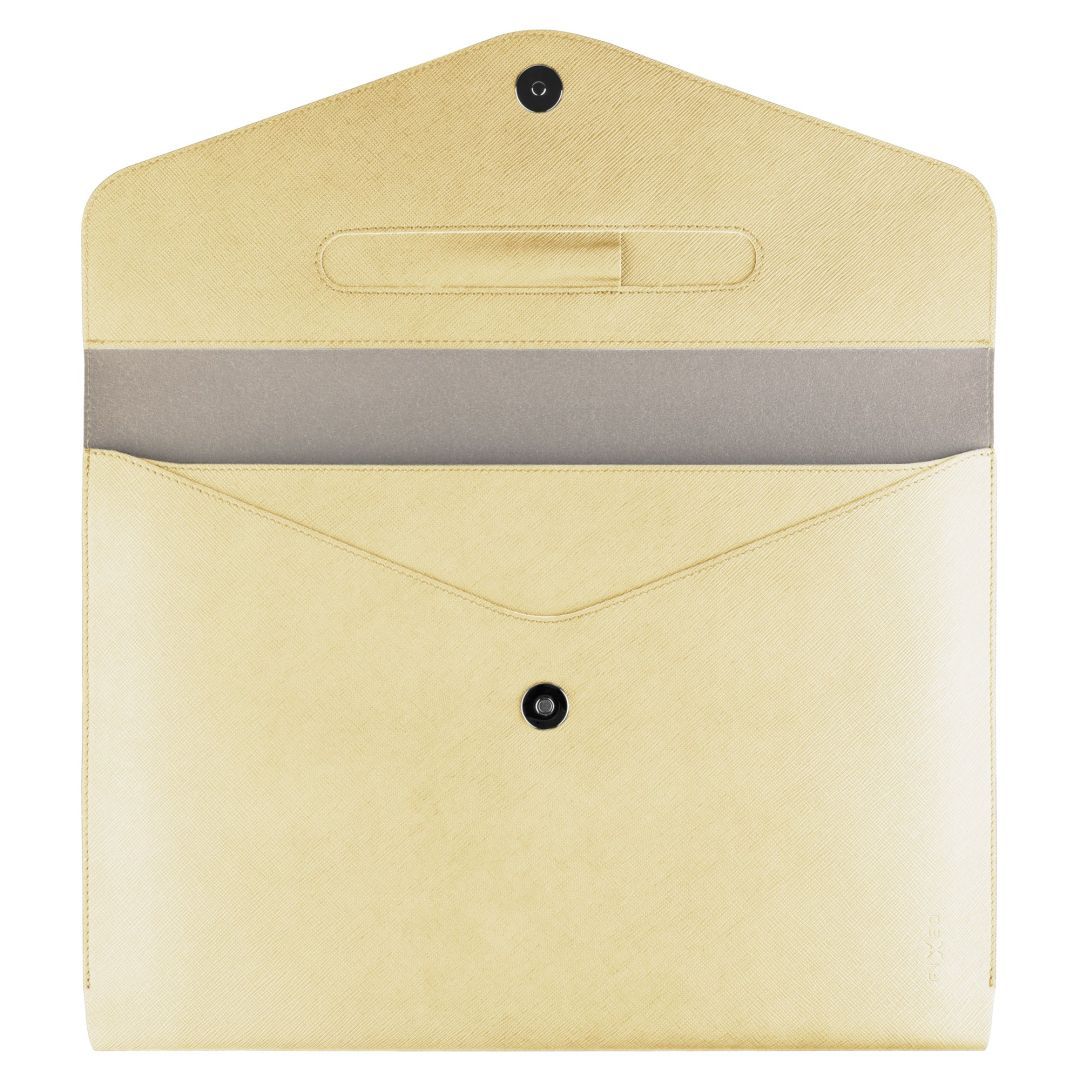 FIXED kézi táska laptophoz és tablethez 13", világos sárga