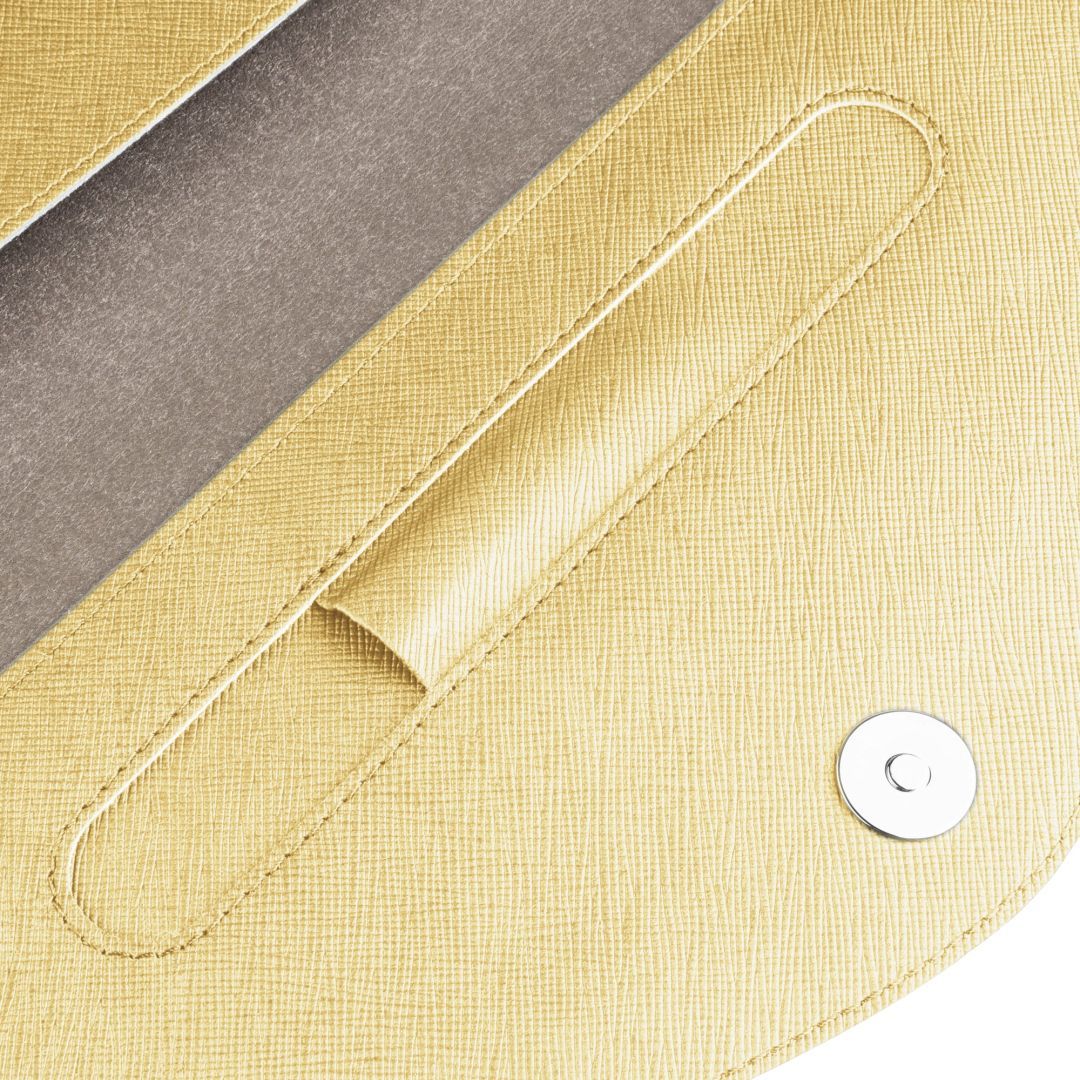 FIXED kézi táska laptophoz és tablethez 13", világos sárga