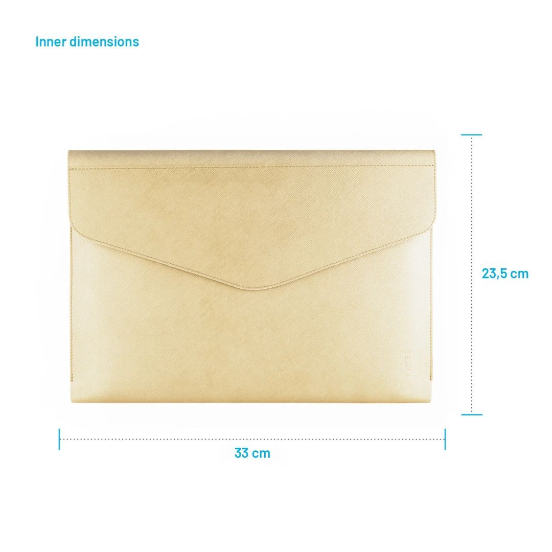 FIXED kézi táska laptophoz és tablethez 13", világos sárga