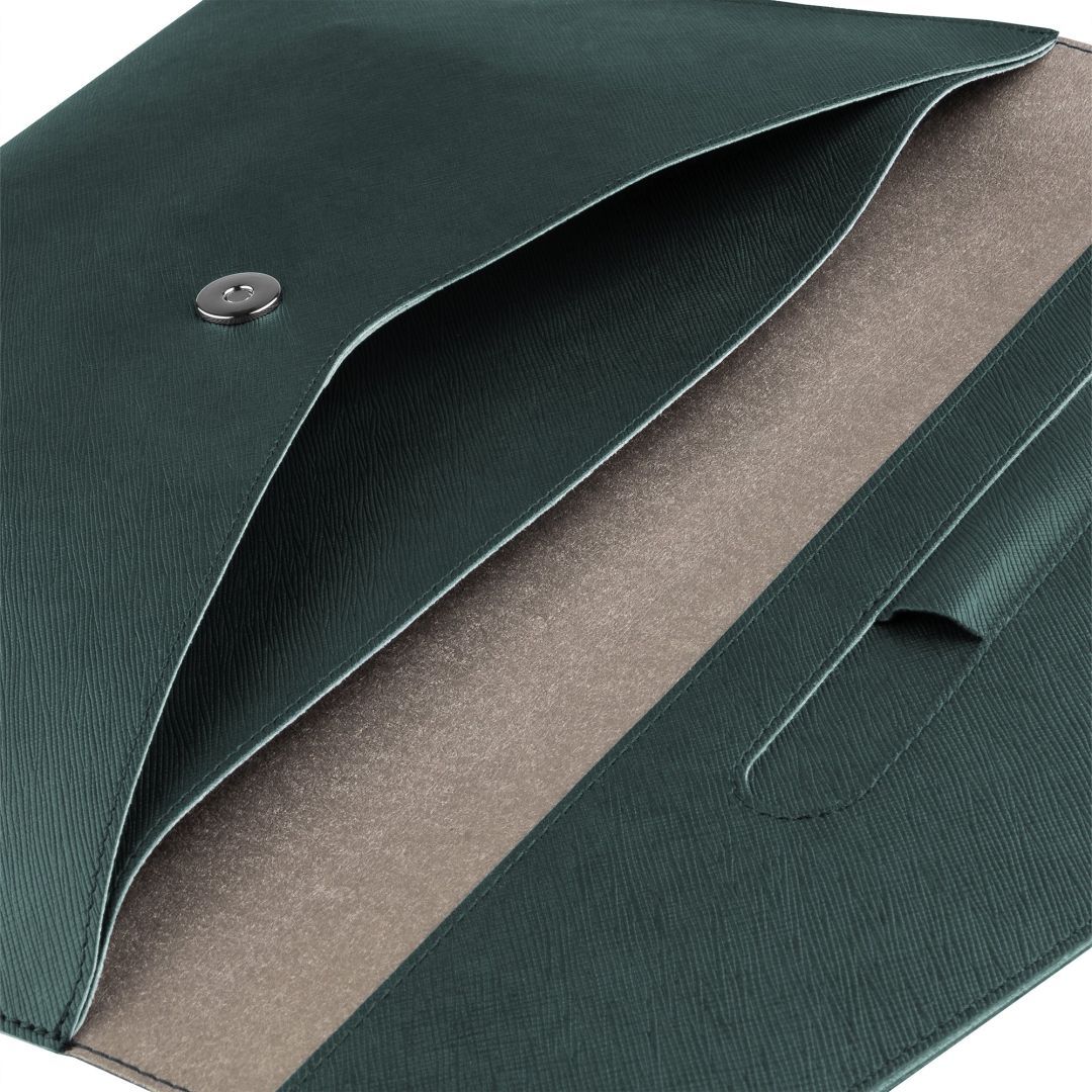 FIXED kézi táska laptophoz és tablethez 13" sötétzöld