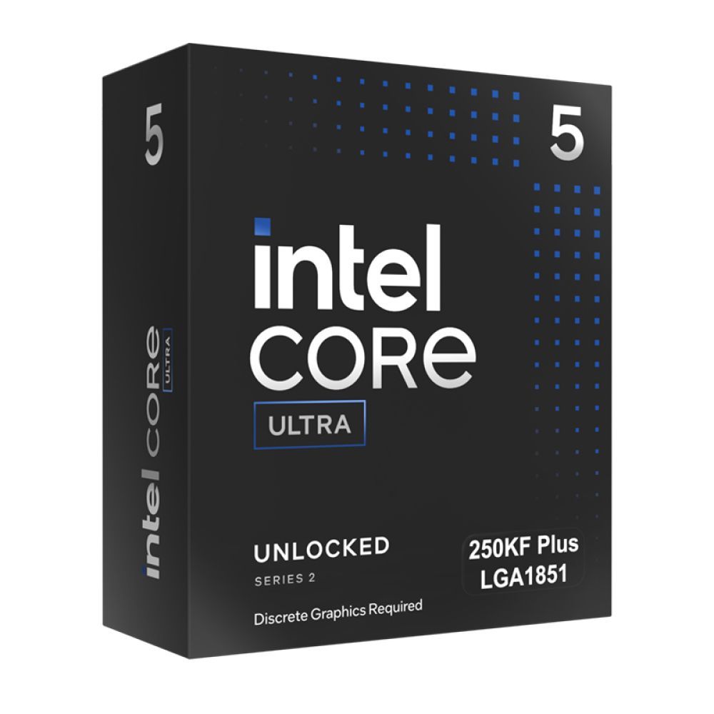 Intel Core Ultra 5-250KF Plus 4,2GHz 30MB LGA1851 BOX Intel Core Ultra 5-250KF Plus 4,2GHz 30MB LGA1851 BOX