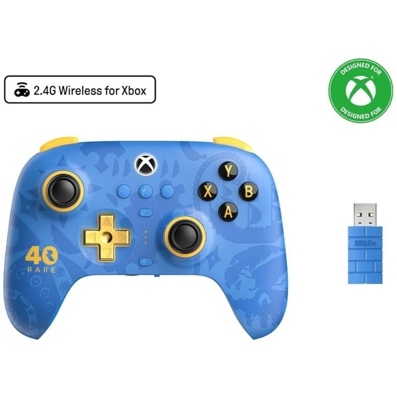 8BitDo Ultimate 3-mode Wireless Bluetooth Gamepad Rare 40th Anniversary Edition 8BitDo Ultimate 3-mode Wireless Bluetooth Gamepad Rare 40th Anniversary Edition