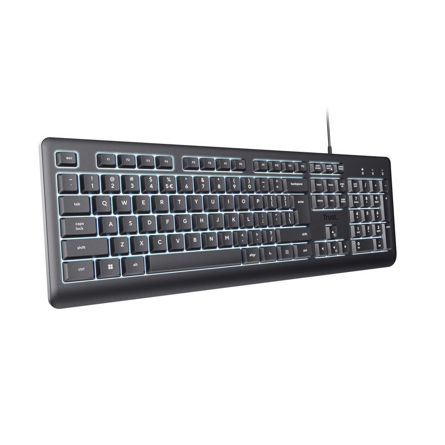 Trust Primo Illuminated Keyboard Black US Trust Primo Illuminated Keyboard Black US