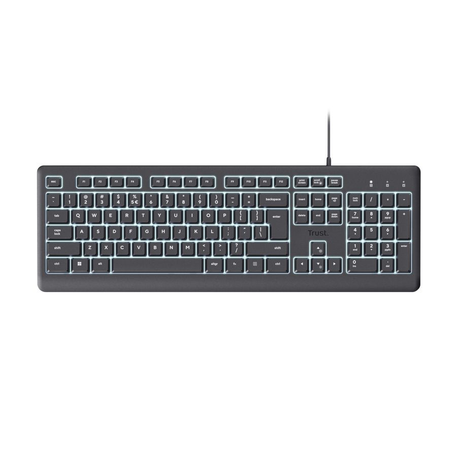Trust Primo Illuminated Keyboard Black US Trust Primo Illuminated Keyboard Black US