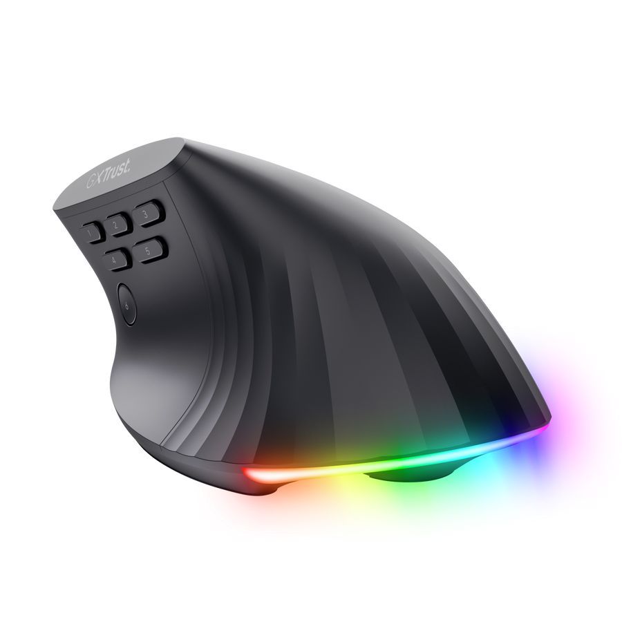 Trust GXT 145 Rexxa Ergonomic Illuminated Gaming Mouse Black
