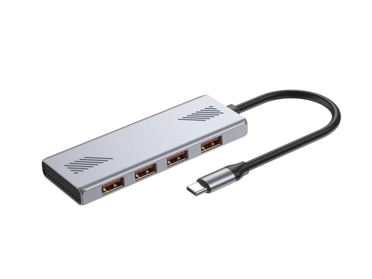 Gembird 4-portos USB3.2 HUB Silver