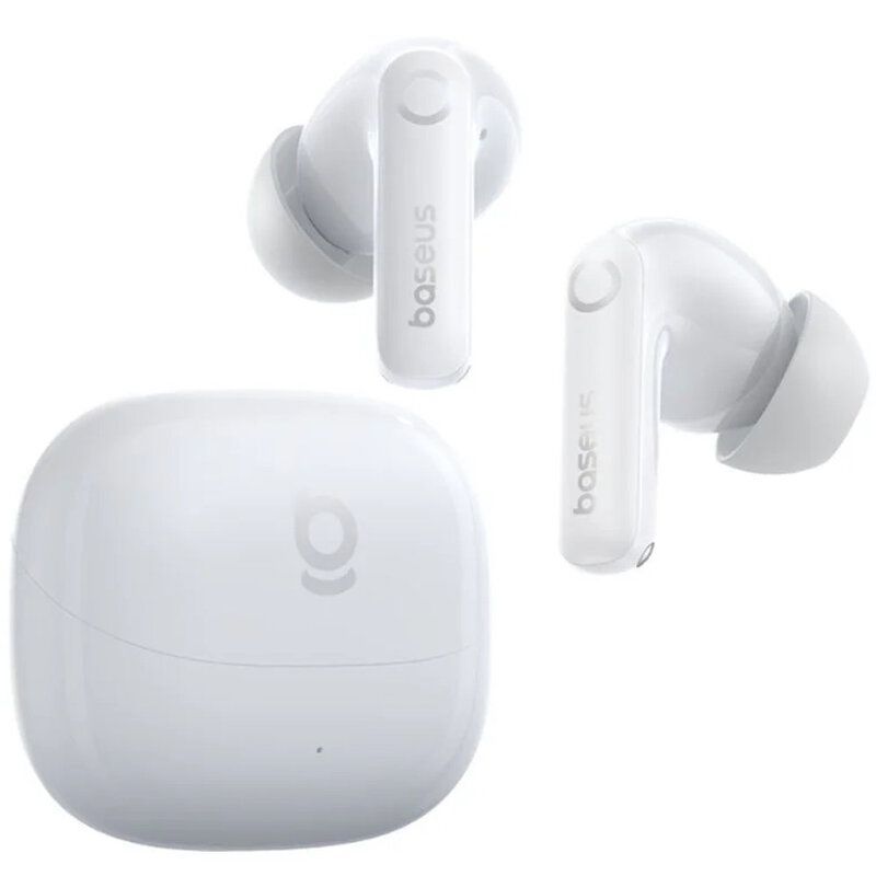 Baseus Bass BP1 NC In-Ear TWS Bluetooth Headset Moon White Baseus Bass BP1 NC In-Ear TWS Bluetooth Headset Moon White