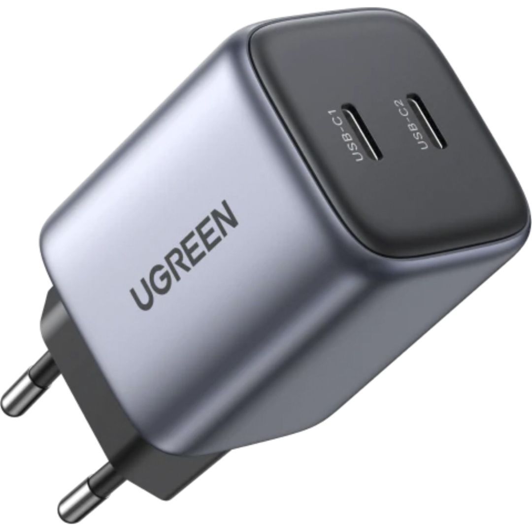 UGREEN Nexode 45W Dual USB-C PD Charger (25W+20W) Grey UGREEN Nexode 45W Dual USB-C PD Charger (25W+20W) Grey