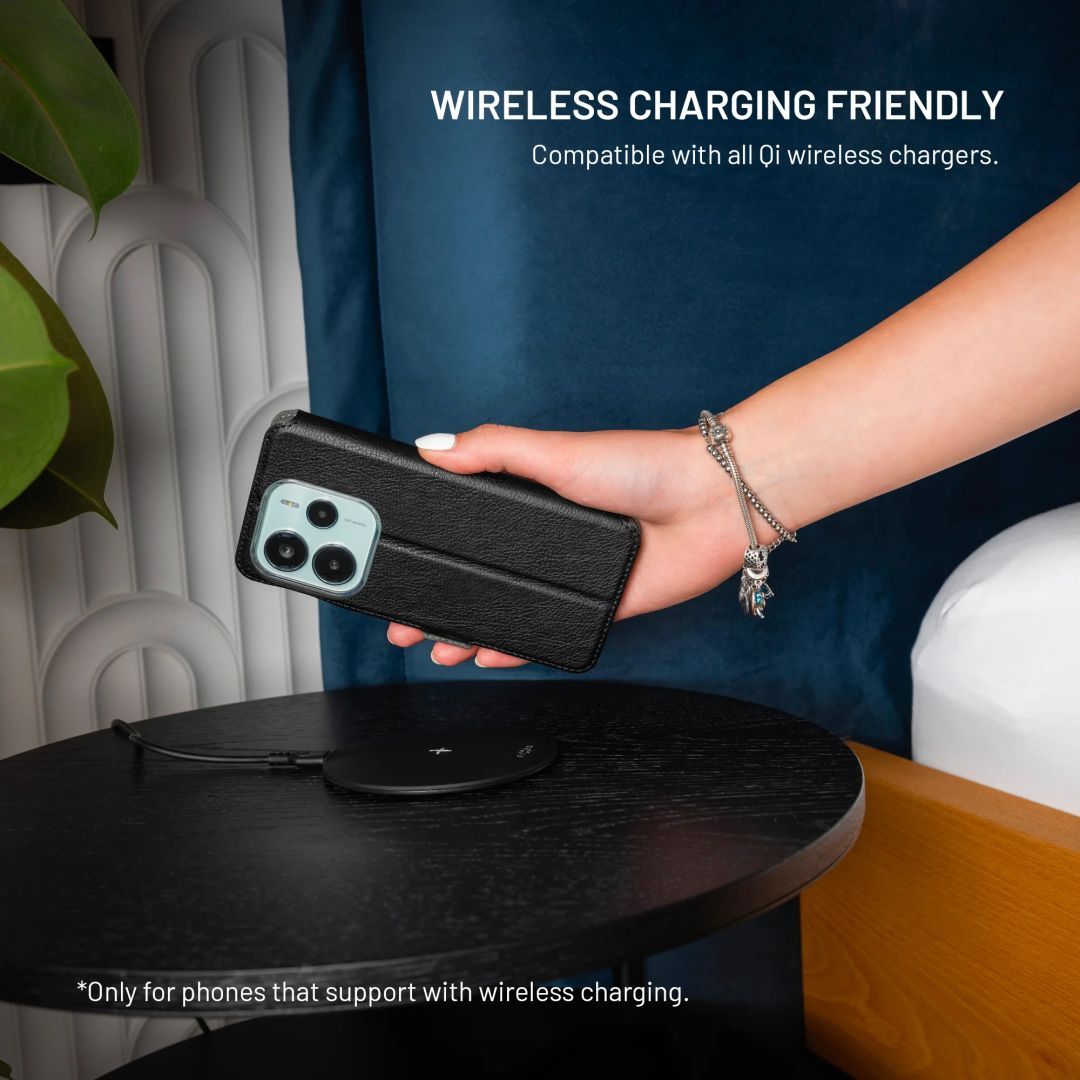 FIXED Topic oldalranyíló telefontok Infinix Note 40X 5G telefonhoz, fekete