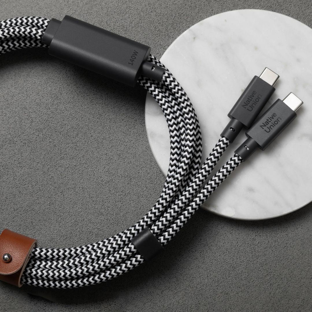 Native Union Belt USB-C to USB-C cable 2m Zebra Native Union Belt USB-C to USB-C cable 2m Zebra