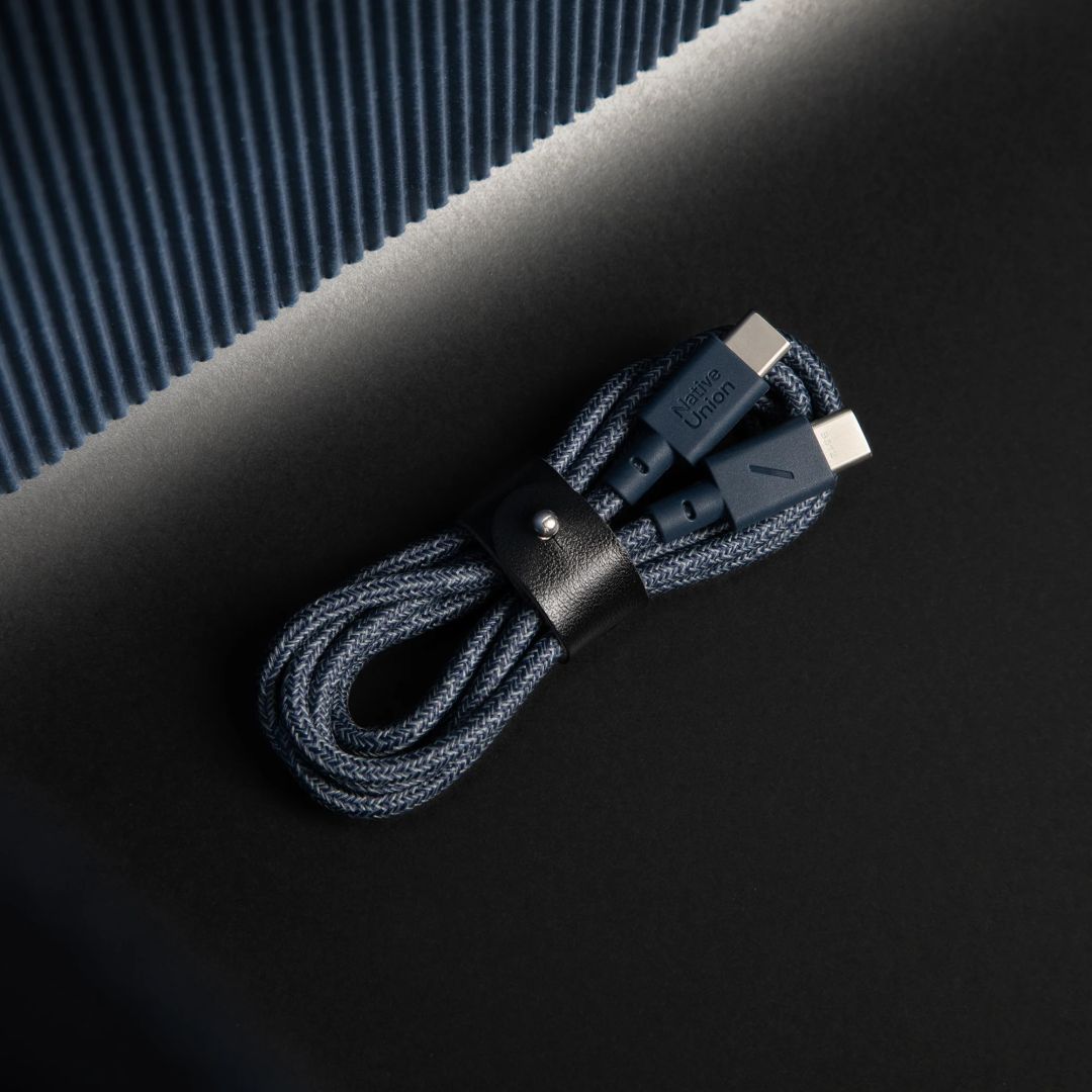 Native Union Belt USB-C to USB-C cable 1,2m Navy Native Union Belt USB-C to USB-C cable 1,2m Navy