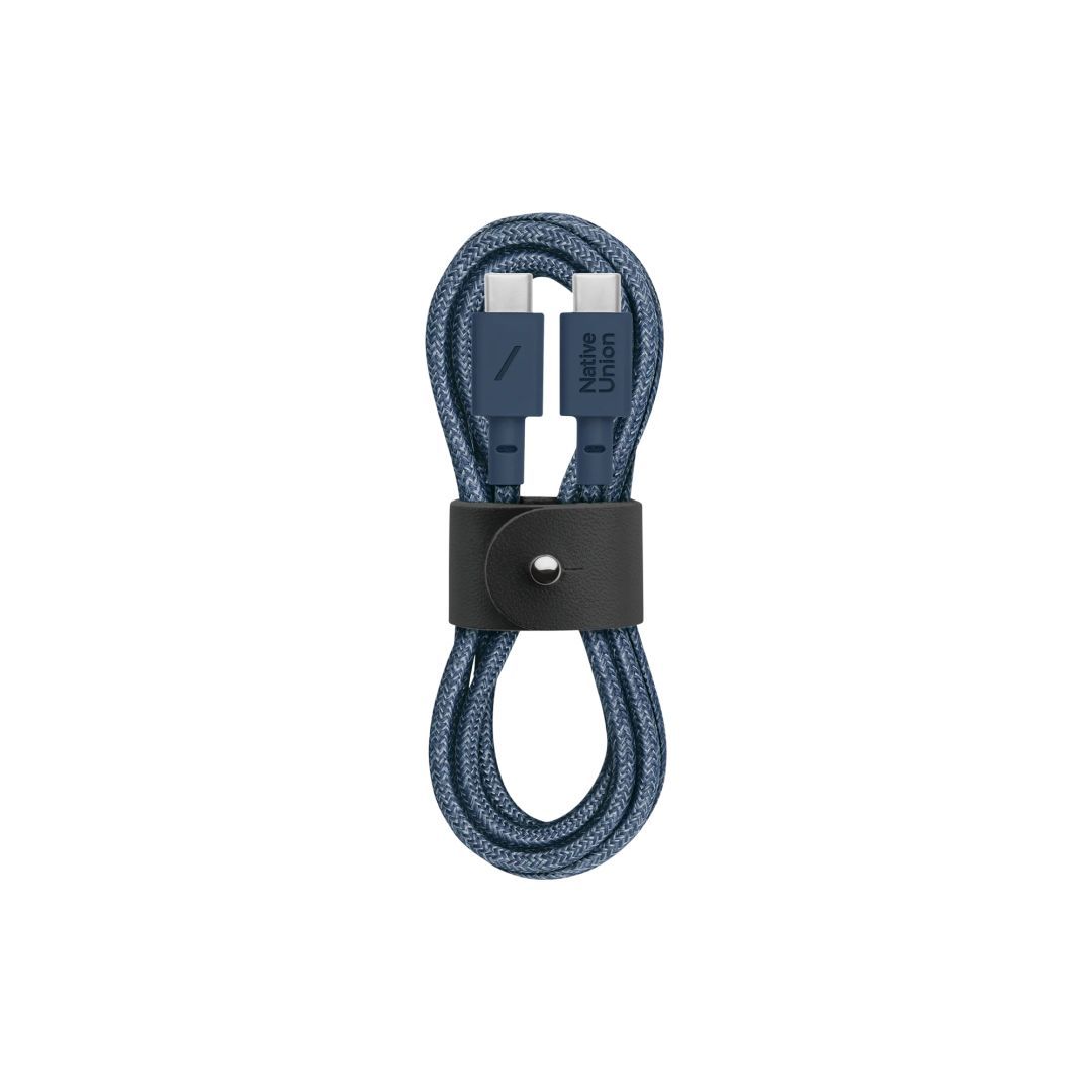 Native Union Belt USB-C to USB-C cable 1,2m Navy Native Union Belt USB-C to USB-C cable 1,2m Navy