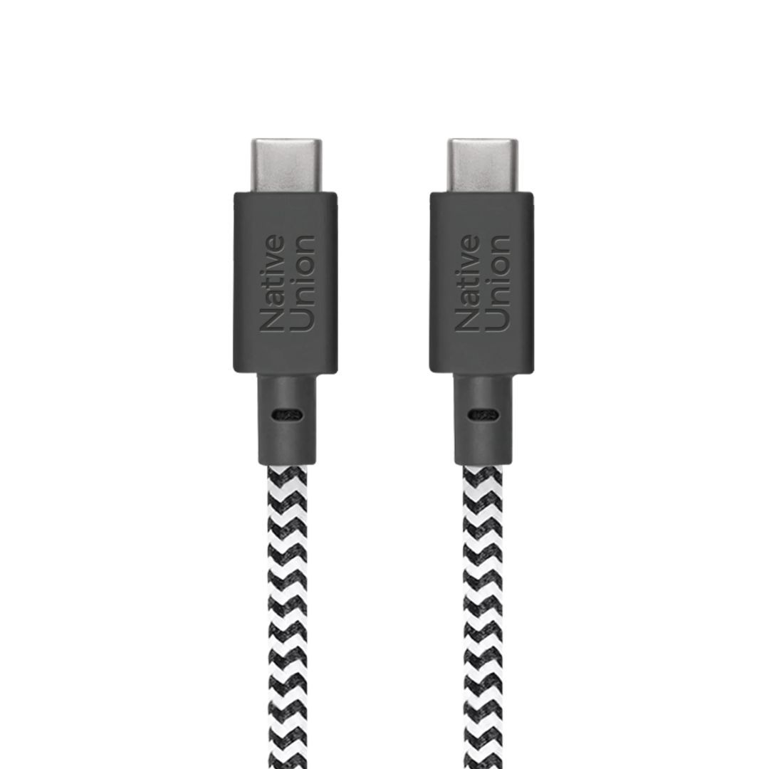 Native Union Belt XL USB-C to USB-C cable 3m Zebra
