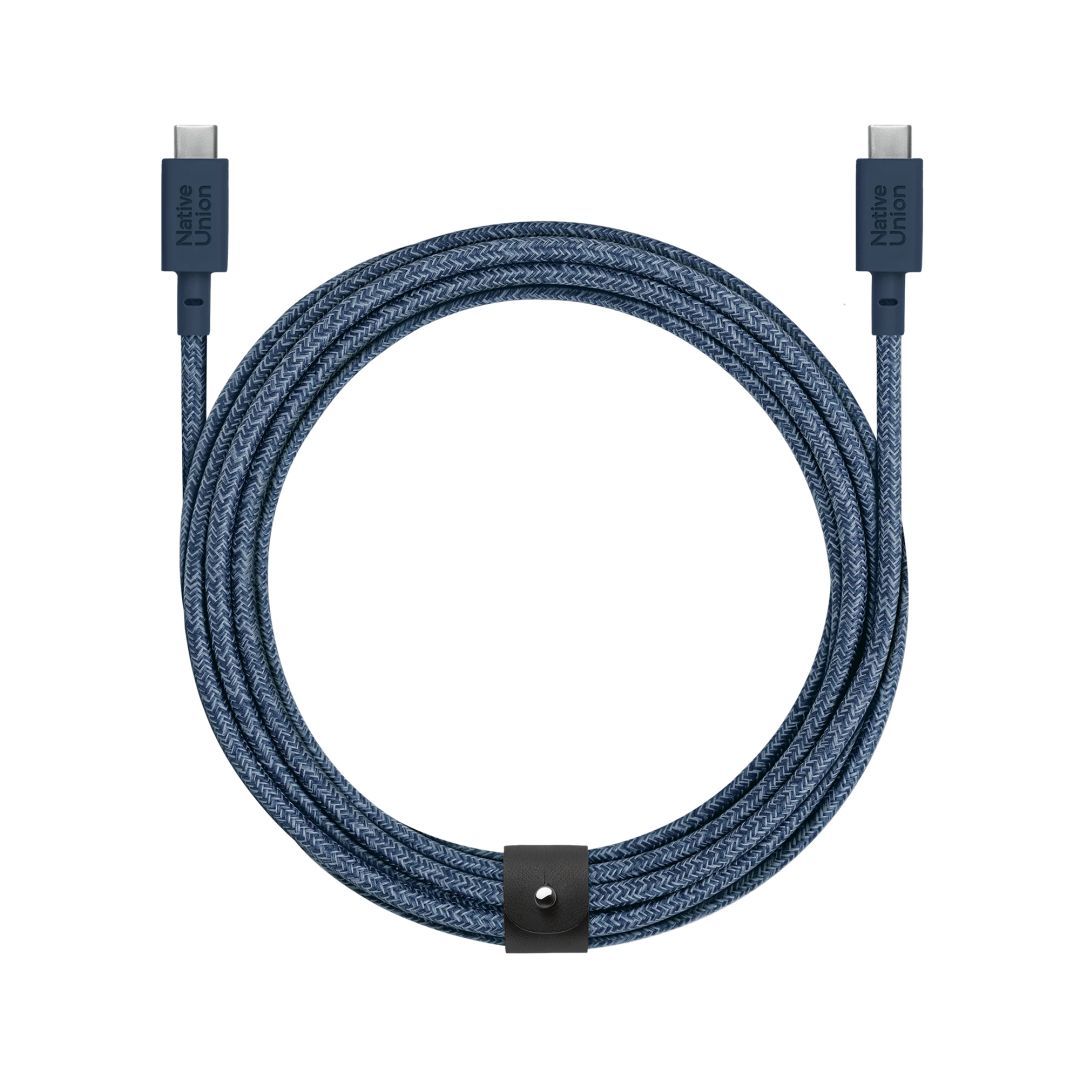 Native Union Belt XL USB-C to USB-C cable 3m Navy Native Union Belt XL USB-C to USB-C cable 3m Navy