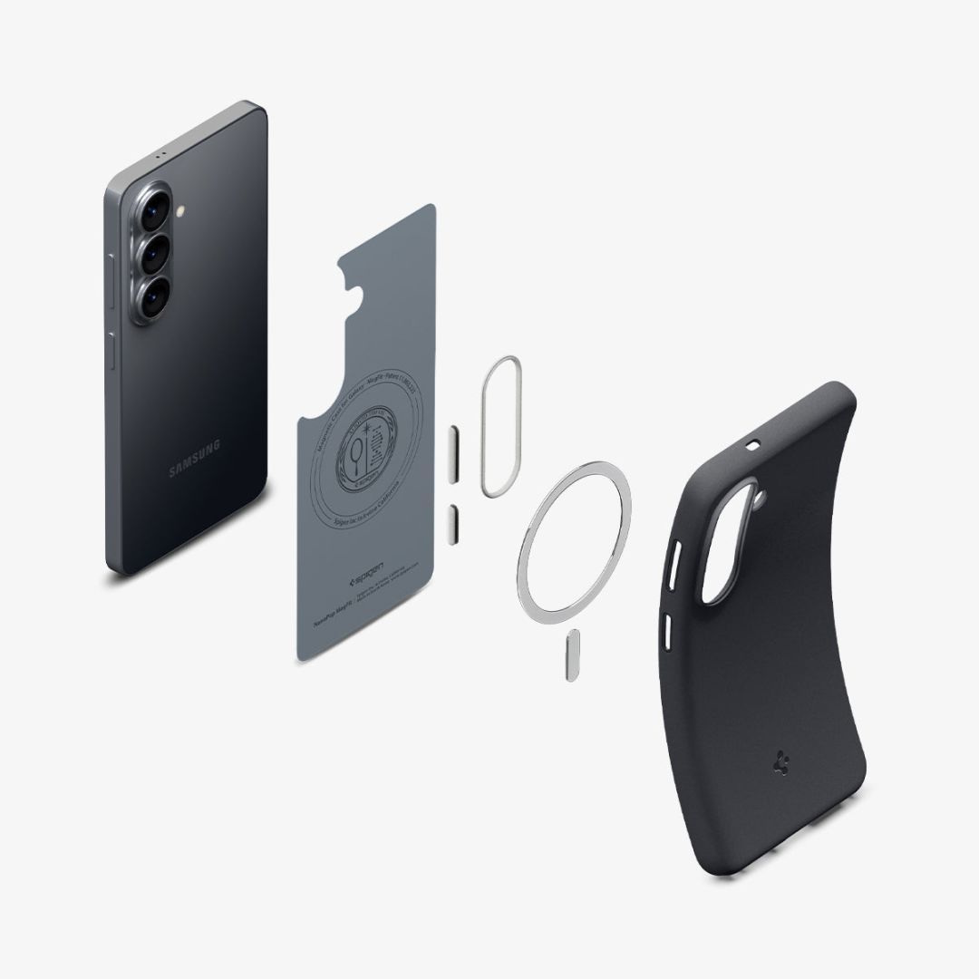 Spigen Nano Pop MagSafe case for Samsung Galaxy S26 Black Sesame