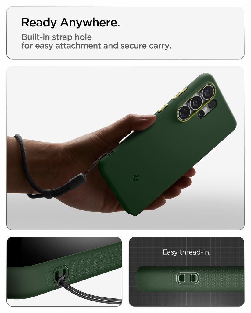 Spigen Nano Pop MagSafe case for Samsung Galaxy S26 Avo Green