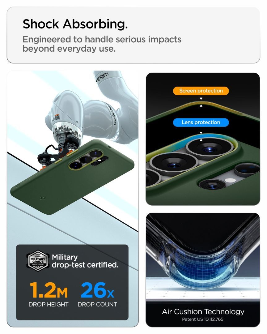 Spigen Nano Pop MagSafe case for Samsung Galaxy S26 Ultra Avo Green