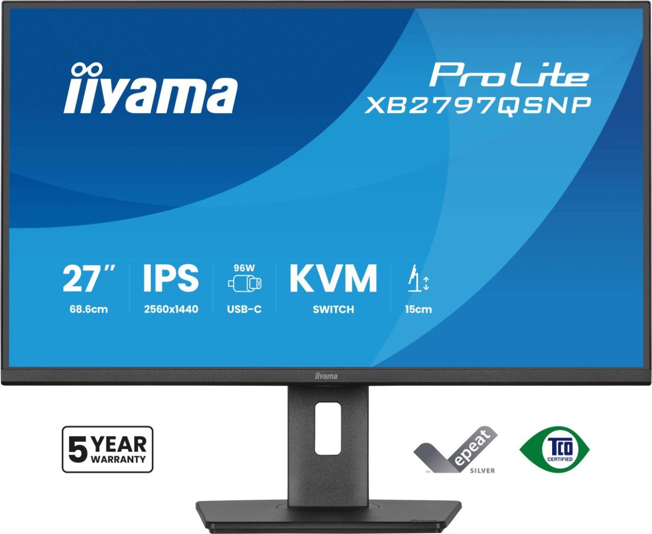 iiyama 27" ProLite XB2797QSU-B1 IPS LED