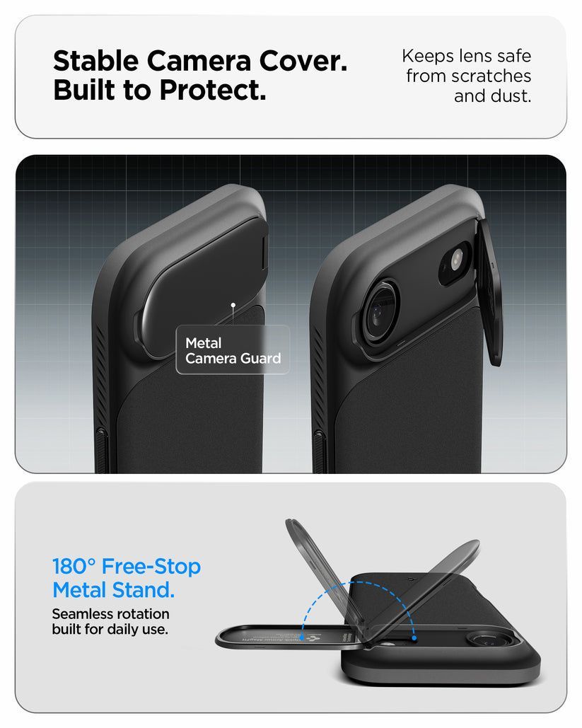 FIXED Optik Armor MagSafe case for iPhone Air Black