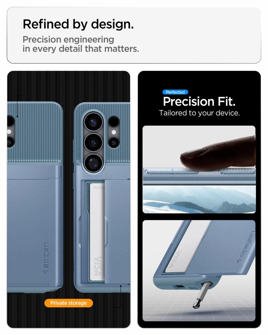 Spigen Slim Armor case for Samsung Galaxy S26 Ultra Light Blue