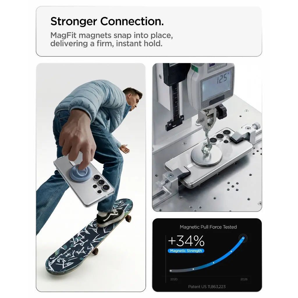 Spigen Ultra Hybrid MagSafe case for Samsung Galaxy S26 Ultra Matte Black