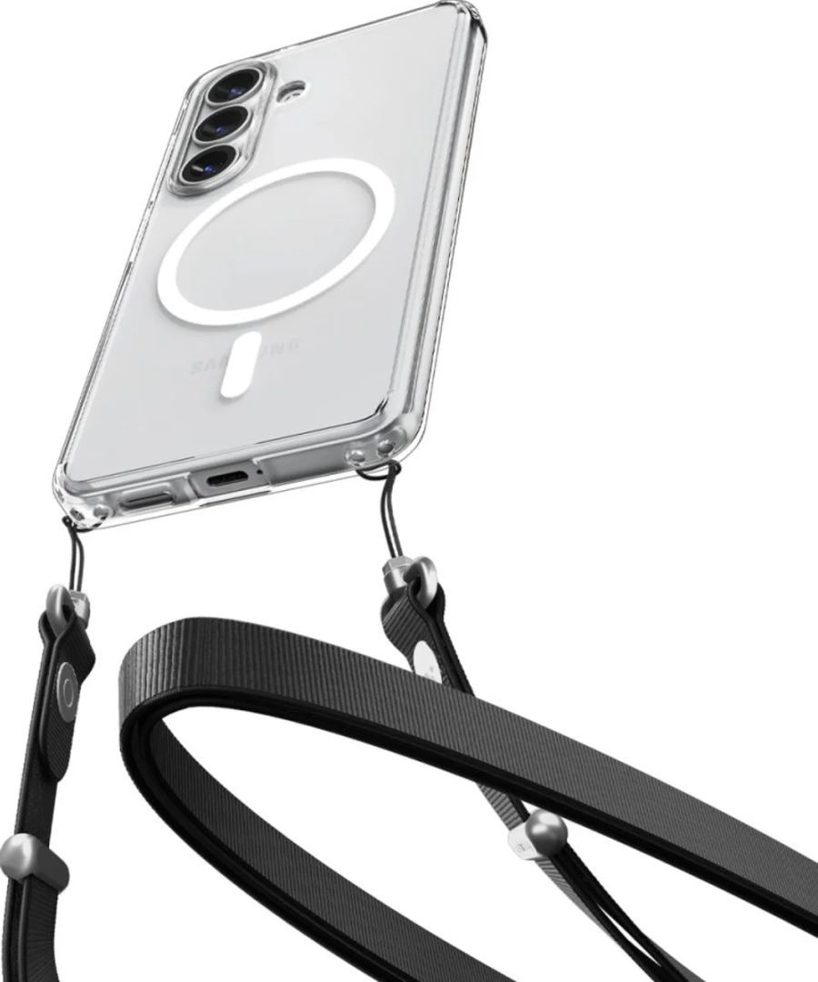 Spigen Ultra Hybrid MagSafe case for Samsung Galaxy S26+ Clear White