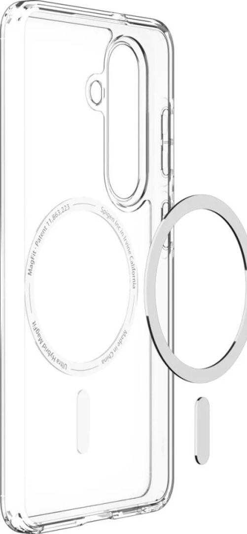 Spigen Ultra Hybrid MagSafe case for Samsung Galaxy S26+ Clear White