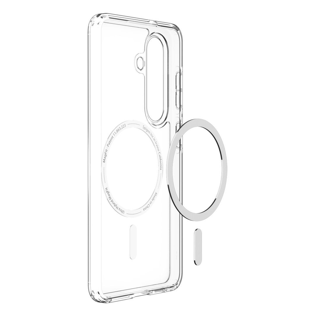 Spigen Ultra Hybrid MagSafe case for Samsung Galaxy S26 Clear White