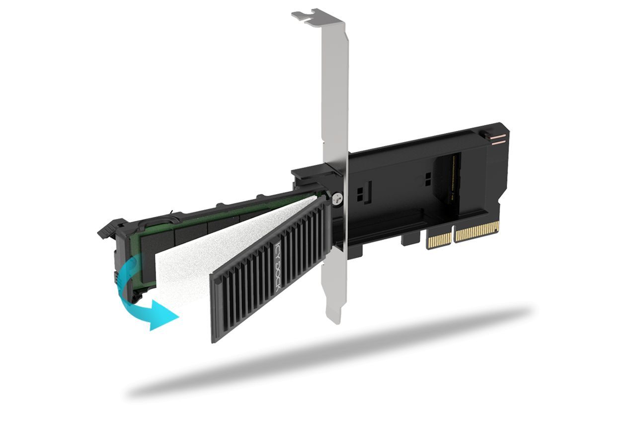 IcyDock ExpressSlot MB305M4P-B / MB312M4P-B Removable M.2 SSD Tray IcyDock ExpressSlot MB305M4P-B / MB312M4P-B Removable M.2 SSD Tray