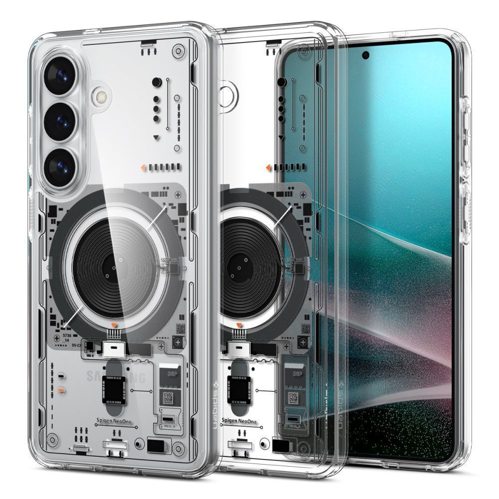 Spigen Ultra Hybrid MagSafe case for Samsung Galaxy S26 Neo One Transparent