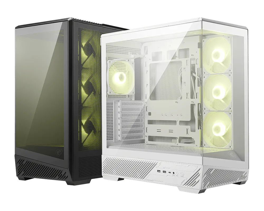 Msi MAG PANO 130R PZ Tempered Glass White